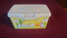 Huggies Wipes Empty Pop-Up Container Winnie the Pooh Piglet Eeyore Rainbow