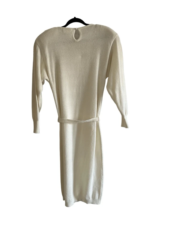 Vestido suéter Belldini para mujer acrílico con cuentas - blanco pequeño Foto 2 de 4