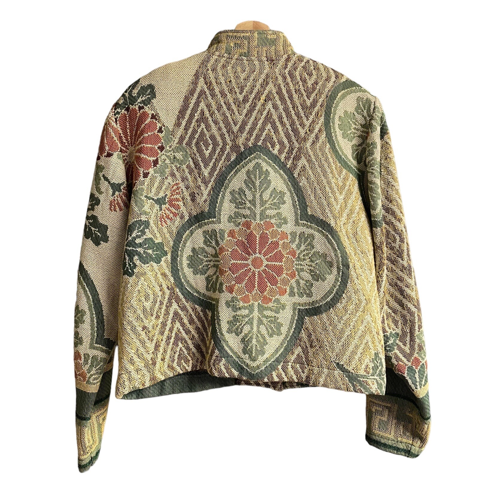 Giacca arazzo stampa agrifoglio "Painted Pony" vintage anni 90 maglione oversize anni 90