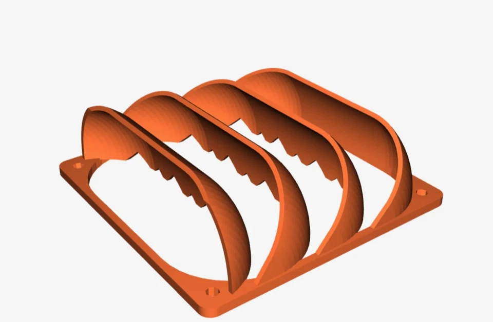 120/140mm PC Fan Deflector w TEETH| Redirect Computer Airflow & Improve Thermals - Image 4 of 4