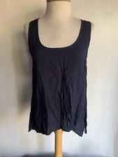 SPLENDID Official NWT Women's 100% Rayon Blue Swing Tank Top Large ($78 Retail)