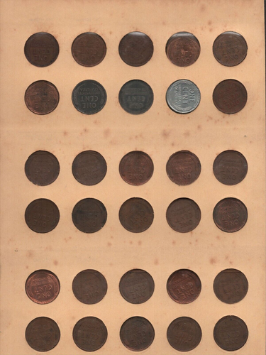 BIBLIOTHEK DER MÜNZEN ALBUM VOL. 3 LINCOLN CENT 1941-1961 - 59 MÜNZEN - Bild 5 von 8