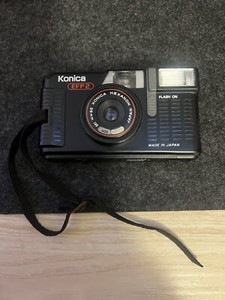 Konica EFP 2 35mm Film Point and Shoot Camera Black Tested