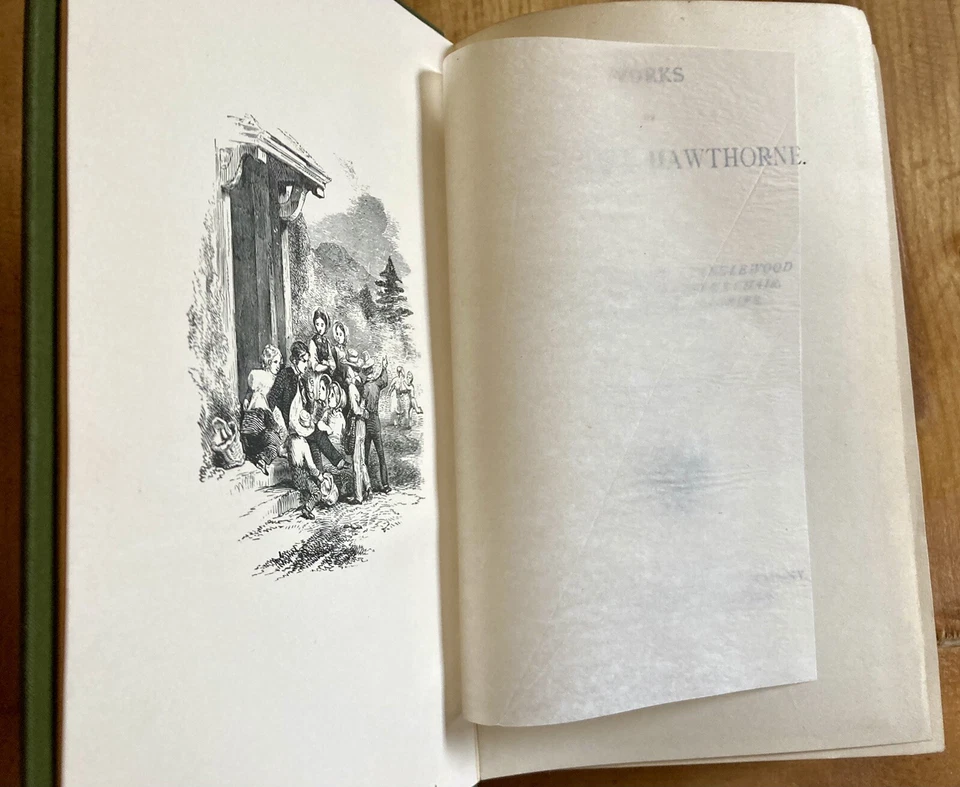 HAWTHORNE’S WORKS: FIRESIDE EDITION 1881 NATHANIEL CLASSIC LITERATURE STORIES Foto 3 de 4