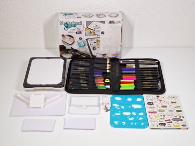 Buki Professional Studio Leuchttablet 3in1 Malen Basteln Set Spielzeug Lightpad