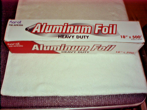 Karat 18"x 500' Heavy Duty Aluminum Foil Roll - 1 Roll, FW-AFR206