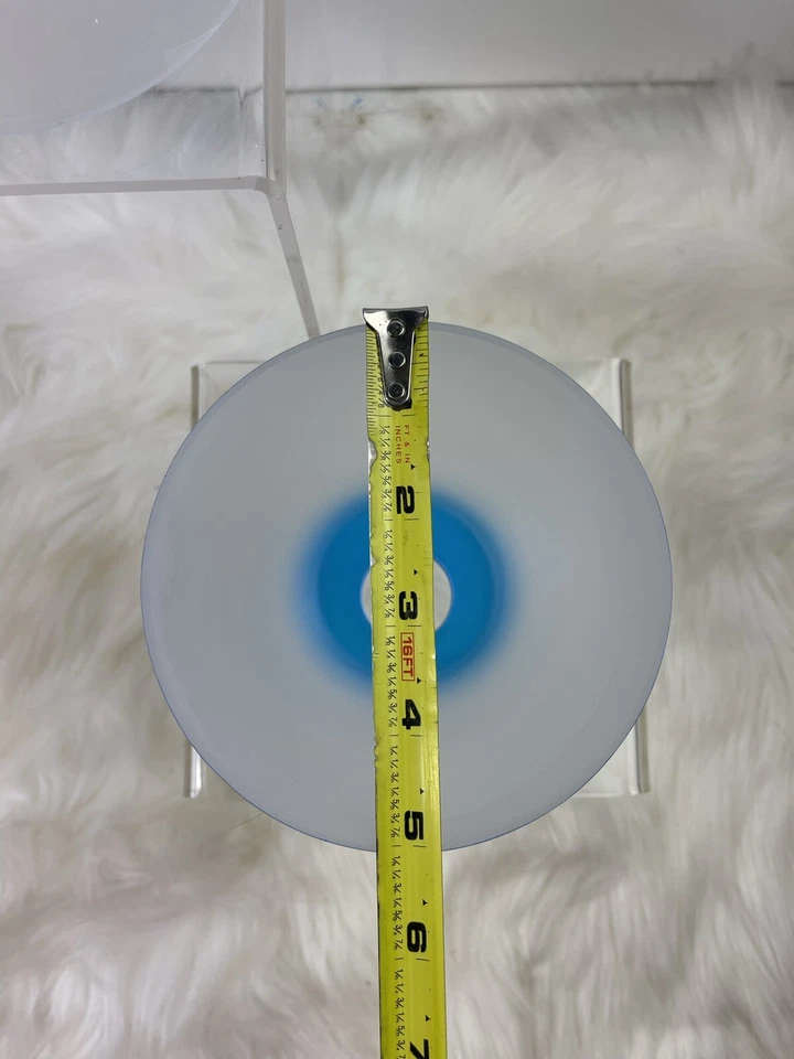 Hand Blown Artisan White Frosted Glass pendant light shades BEAUTIFUL - Image 4 of 4