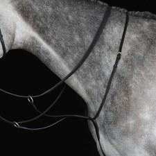 Collegiate Running Martingale IV - Black