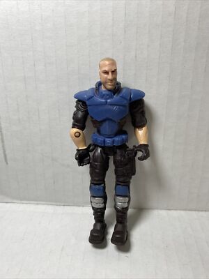 2010 Lanard The Corps 4'' Action Figure Commando Squad Connor Bradic Blue/Black