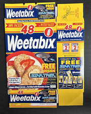 Weetabix Star Trek Cereal box Packet Brand New Collectible Original 1996 Ltd Ed