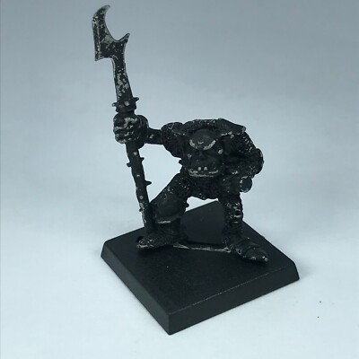 Metall Classic Ork mit Speerkrieger Orks Goblins - Warhammer Fantasy X5148