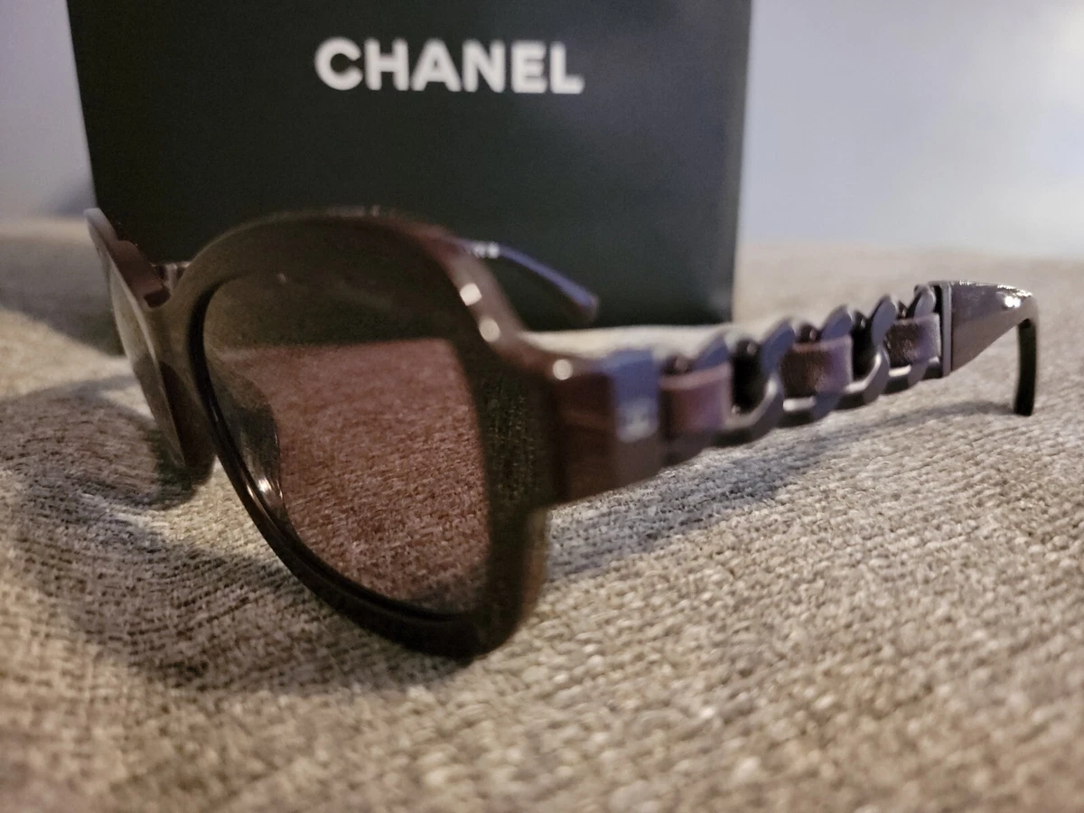 chanel sunglasses women used. 5465-Q col.1461/s1 with case and cloth.New  package