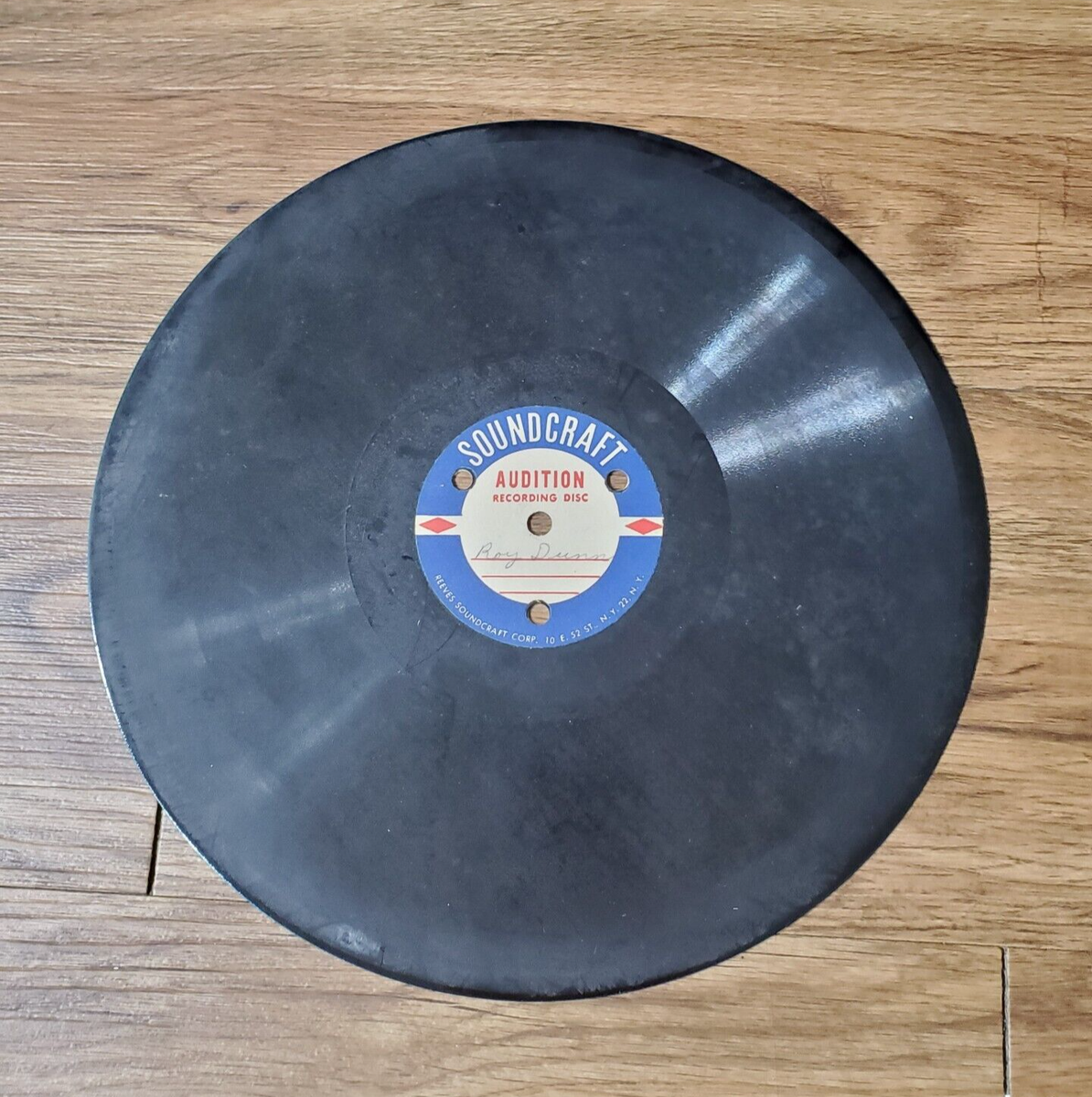 Roy Dunn Soundcraft Audition Recording Disc V+/Vĺ+ĺ | eBay