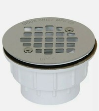 Lot of 10 Sioux Chief Oatey 42045 825-2P 2" PVC Shower Drain 2-Inch White