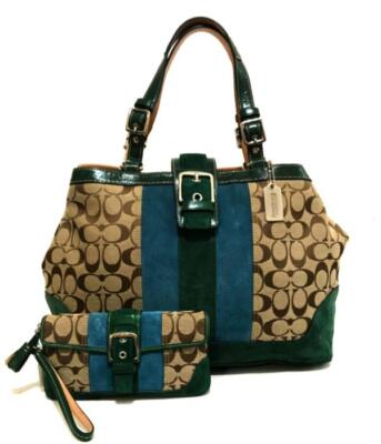 ✨激レア✨Coach コーチ ハンドバッグ グリーン スエード ヴィンテージ COACH コーチ ハンドバッグ トートバッグ グリーン スエード