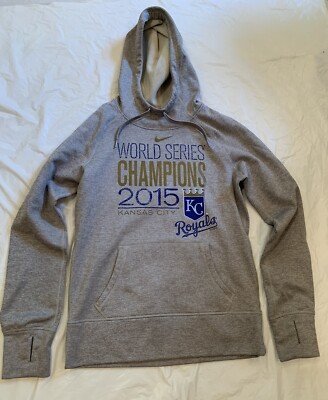 Nike Therma Fit Kansas City Royals World Series Champions 2015 Hoodie Size  S