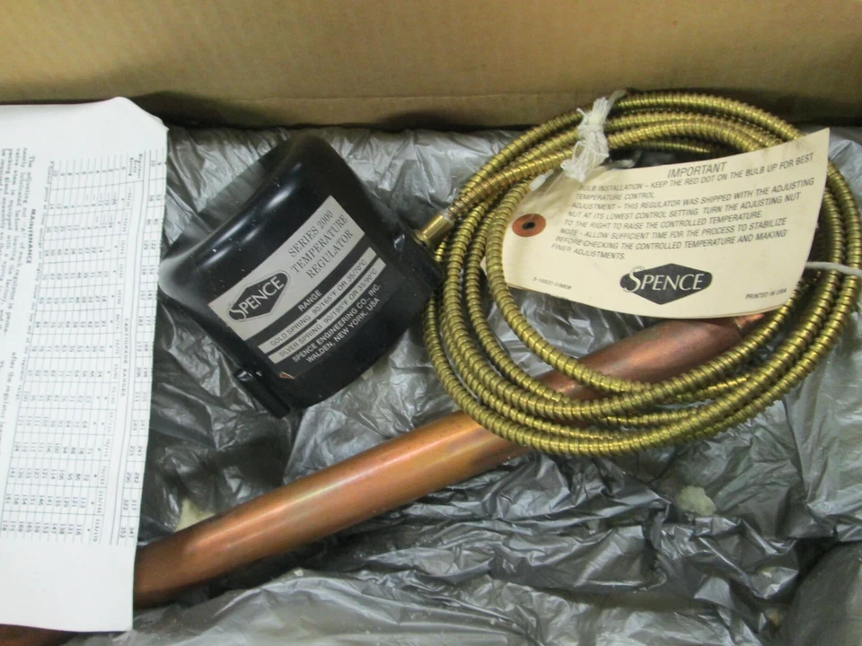 Spence Series 2000 Regulator Thermal Assembly Bulb Dia: 1" (NIB) - Image 3 of 4