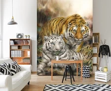 3D Animal Tiger A2605 Wallpaper Wall Mural Self-adhesive Kayomi Harai Amy 2023