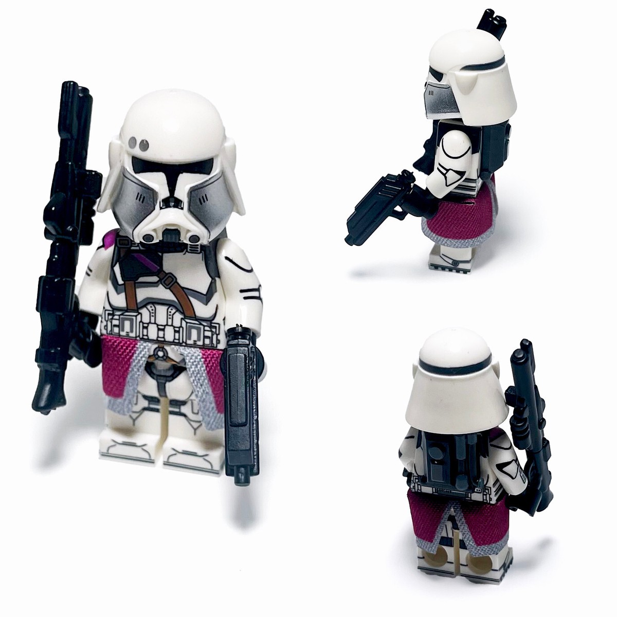 Minifigure Personalizzate Star Wars Clone Commanders - Rex, Cody, Gree, Bly, Bacara - LEGO Compatibili