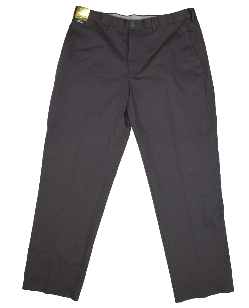 Haggar Men's Iron-Free Premium Khaki Classic Fit Flat Front Pant