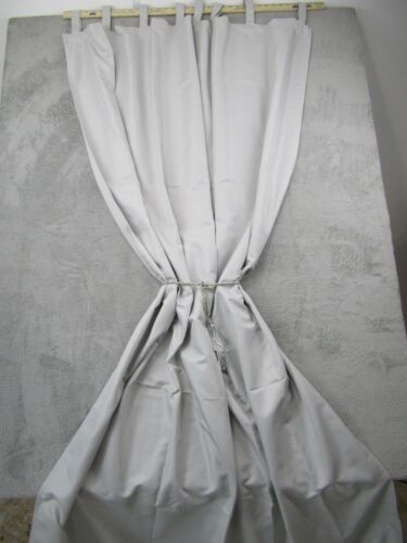 Outdoor 2 Panel Curtains Patio Porch Privacy UV Blocking Drapes 52 x 103" Grey
