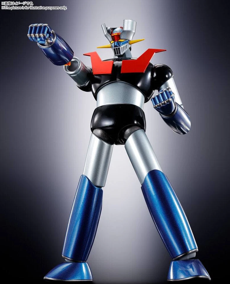 GX-105 MAZINGER Z (Kakumei Shinka) DIE CAST 16 cm Soul of Chogokin Robot BANDAI - Immagine 4 di 4