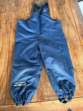 HAPPY KIDS by TCHIBO Regenhose Latzhose Matschhose blau 98/104 Jungen Mädchen