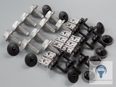 1x Passat B6 Unterfahrschutz Einbausatz Unterboden Repair Kit Clips