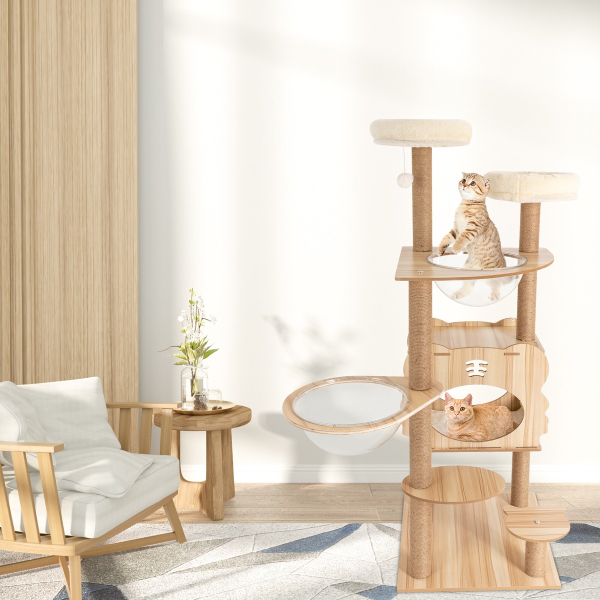 Multisize Cat Tree Tower Condo Activity Center Furniture Scratch