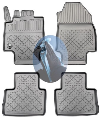 Z522226 TPE-Schalenmatten kompatibel mit  Toyota RAV4 Schaltgetriebe Style Selec