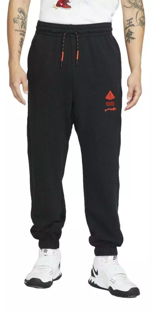 Nike Kyrie Irving Fleece Basketball Joggers Pants (Black) DA6687-010