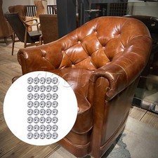 40 Pieces Rhinestone Sew On Upholstery Crystal Sofa Headboard Buttons 2cm Dia