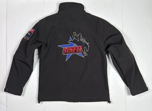 Mid-States Finals Rodeo 2011 MSFR WeatherBeeta Jacket Mens Measures L Black Logo - product listing photo