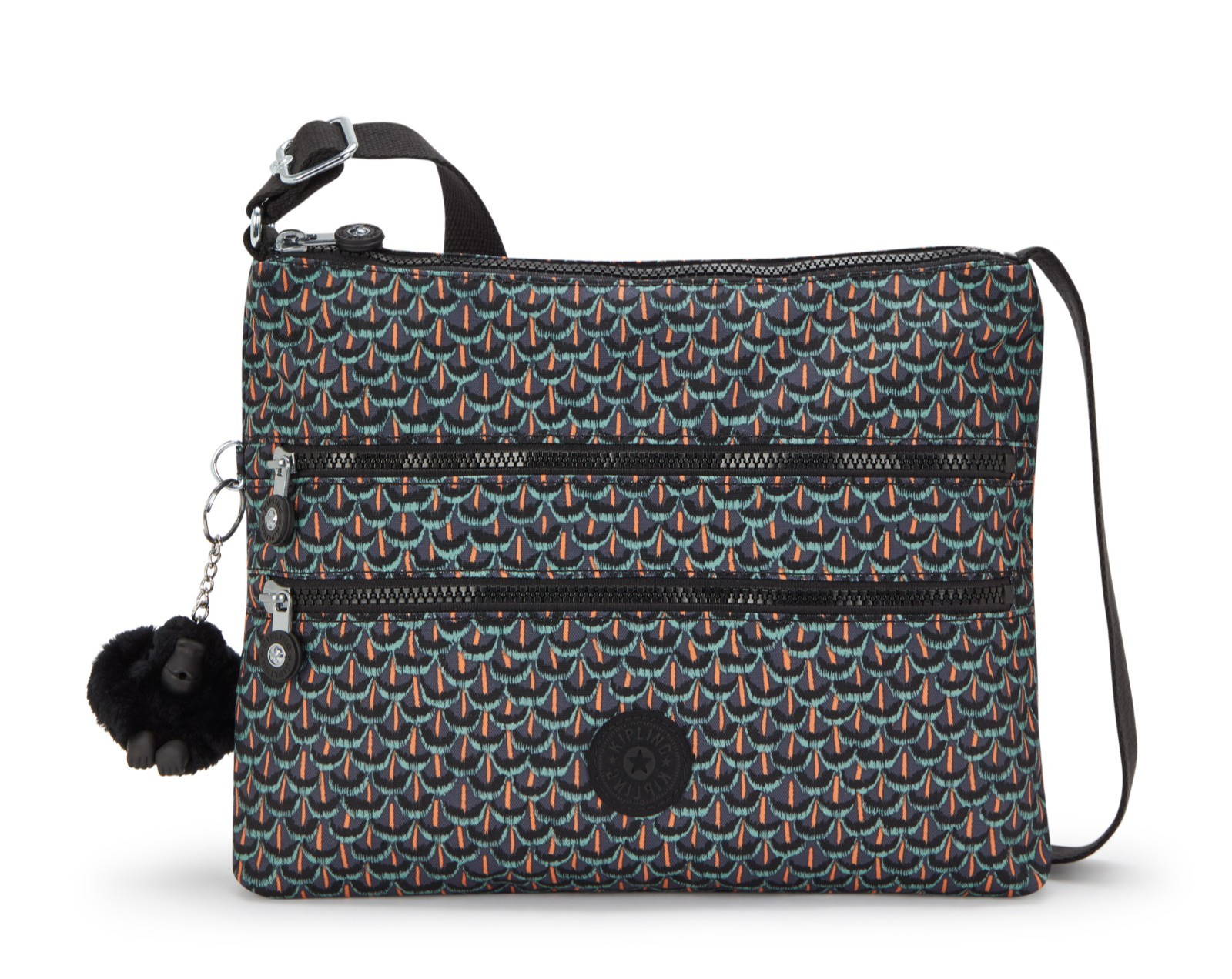 Kipling ALVAR Shoulder Bag Across Body - Geo Feather RRP £83