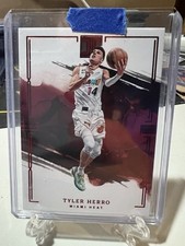 2022-23 Panini Impeccable Tyler Herro Red Asia (Color Match) #82 Miami Heat