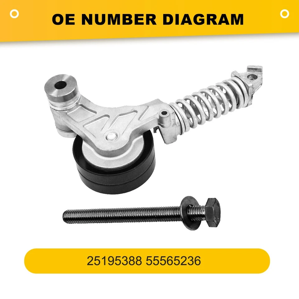 Натяжитель приводного ремня для 2011-2016 Chevrolet Cruze Sonic Trax Buick Encore 1,4 л - Изображение 3 из 4