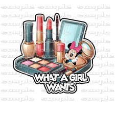 Disney What A Girl Wants ddskk title Premade Scrapbook Paper Piece die cut