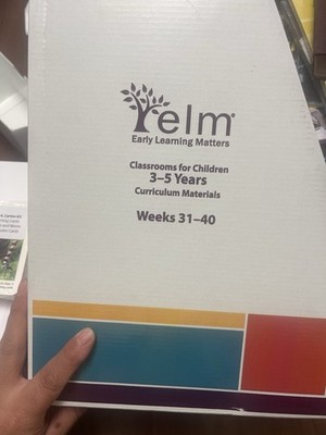 ELM,Early Learning Matters, Classrooms For Children 3-5 Years, Weeks  31-40