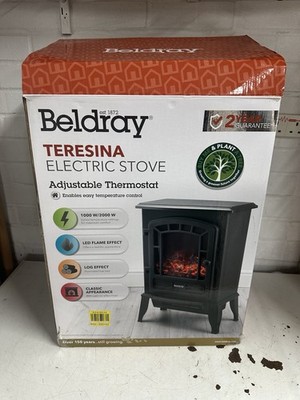 Beldray Teresina 2 kW Elektro Freistehender Mini Herd Schwarz - GEBRAUCHT