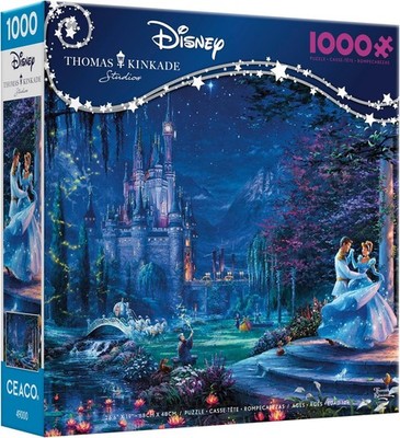 Ceaco - Thomas Kinkade - Disney - Cinderella - Dancing in 1000, Multicolor