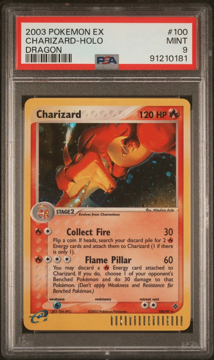 Charizard Pokémon TCG EX Dragon Secret Rare Individual Collectible