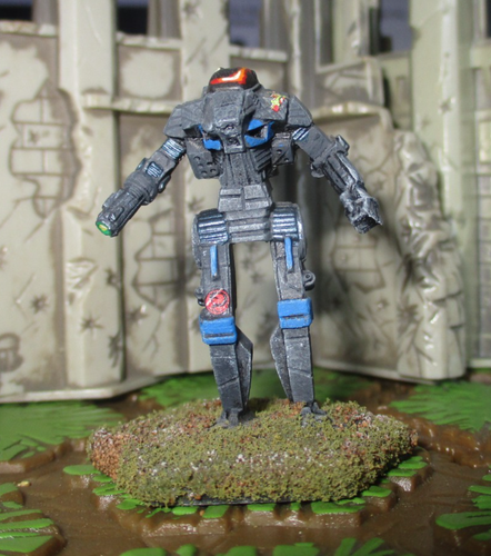 Painted BattleTech Assassin mech, House Kurita Ryuken Yon mech - Pro ...