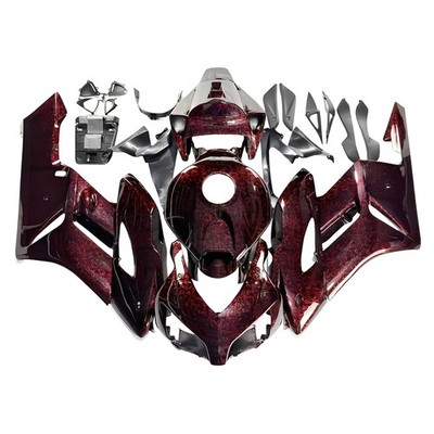 Fairings Kit For Honda CBR1000RR 2004-2005 Injection Bodywork Red Forged Pattern