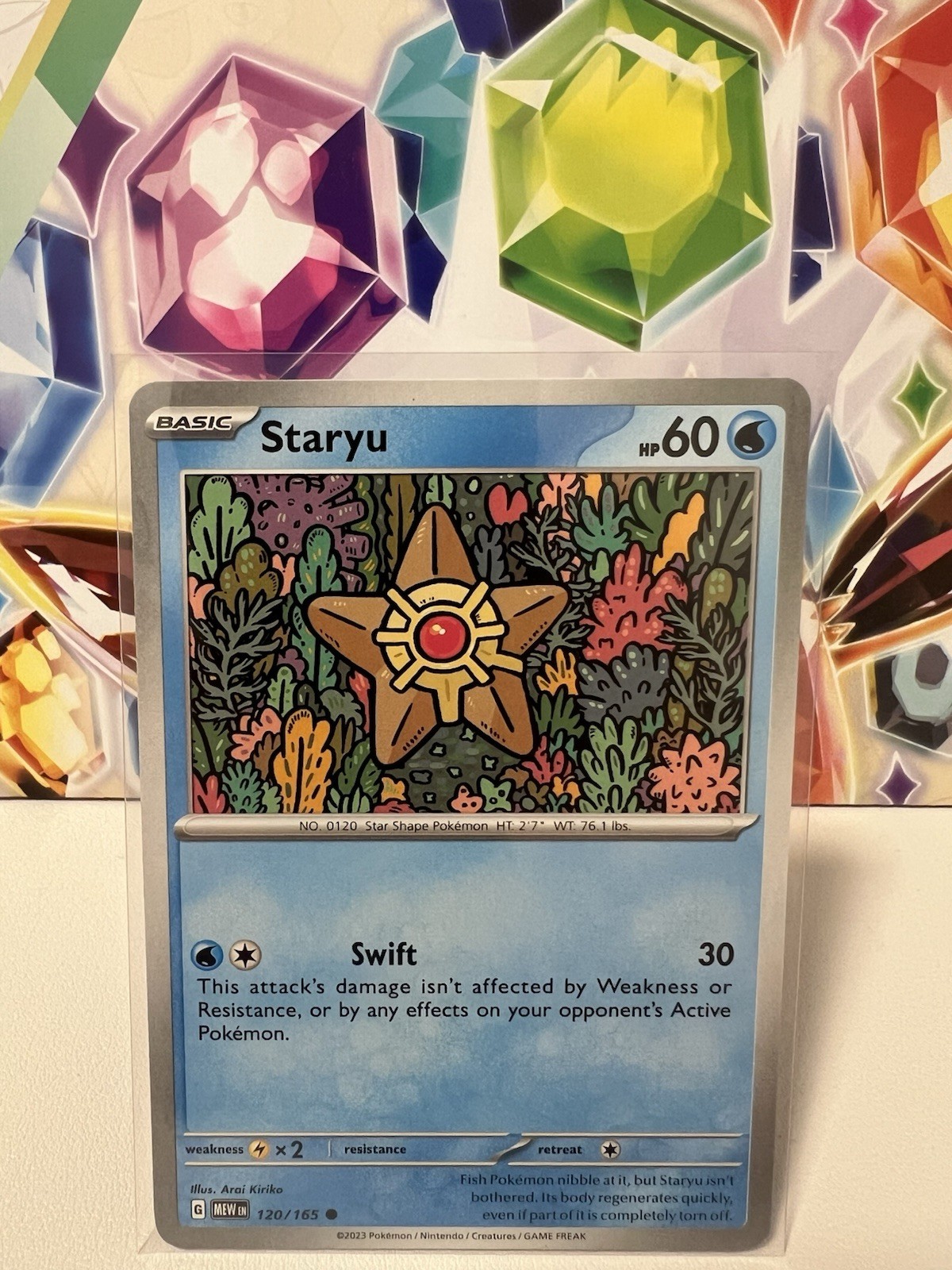 Staryu 120/165 Regular Common - Pokemon 151 English Scarlet & Violet NM