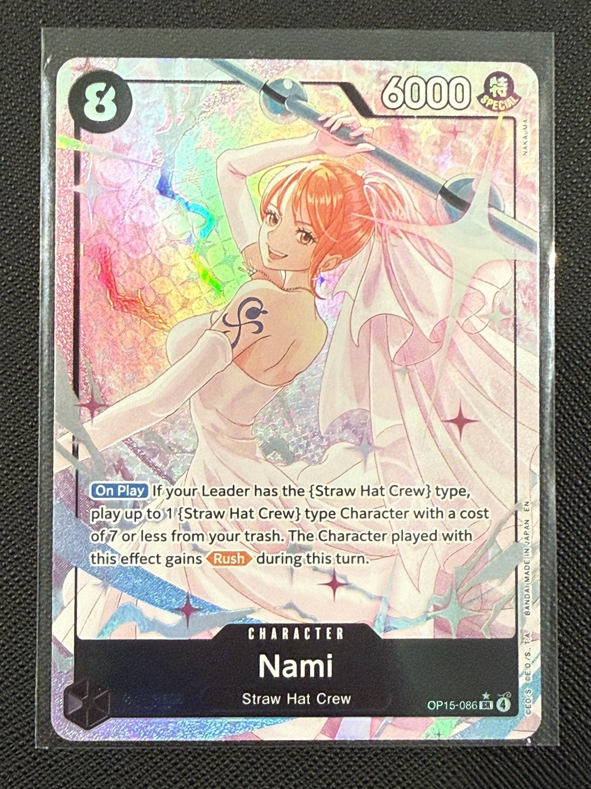 One Piece Adventure on Kami’s Island Nami OP15-086 Alternate Alt Art NM