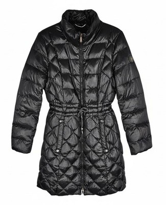 Dawn Levy Kourtney Quilted Puffer Jacket Black Shiny Med