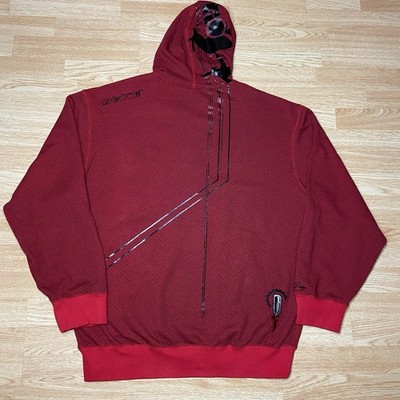 NWT Artful Dodger Graphic Hoodie Mens 4X Red Zip Jacket Y2K Hip