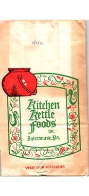 Kitchen Kettle Foods Brochure PA Dutch Folk Art Alling & Cory 1976