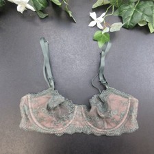 Victoria's Secret Dream Angels Women's 32C Sage Green Lace Underwire Bra