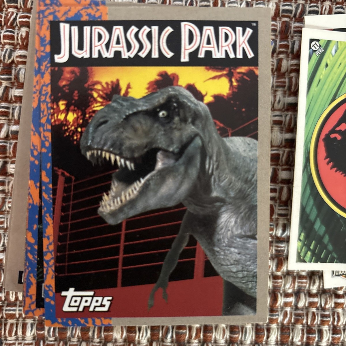 1993 Topps Jurassic Park Trading Cards Complete Set 1-88 and